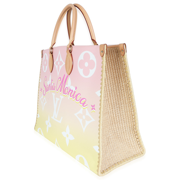 Louis Vuitton Light Pink Monogram Giant By The Pool Santa Monica Onthego GM - Picture 3 of 7